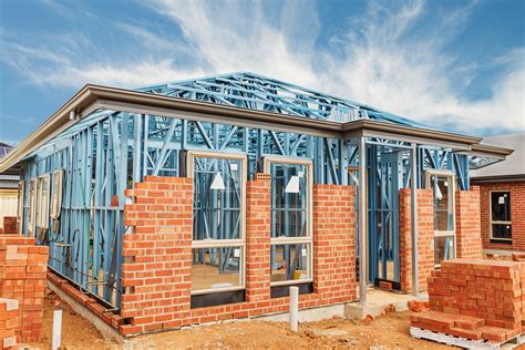 old sheet metal house|steel frame residential home construction.